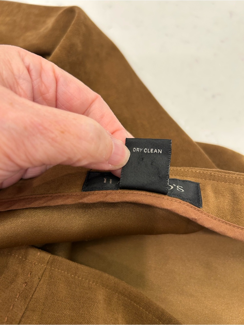 Harold's Brown Suede-Look A-Line Skirt - Picture 4 of 6